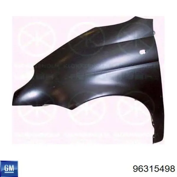 Ліве переднє крило General Motors 96315498 ціна, від 19.00 USD