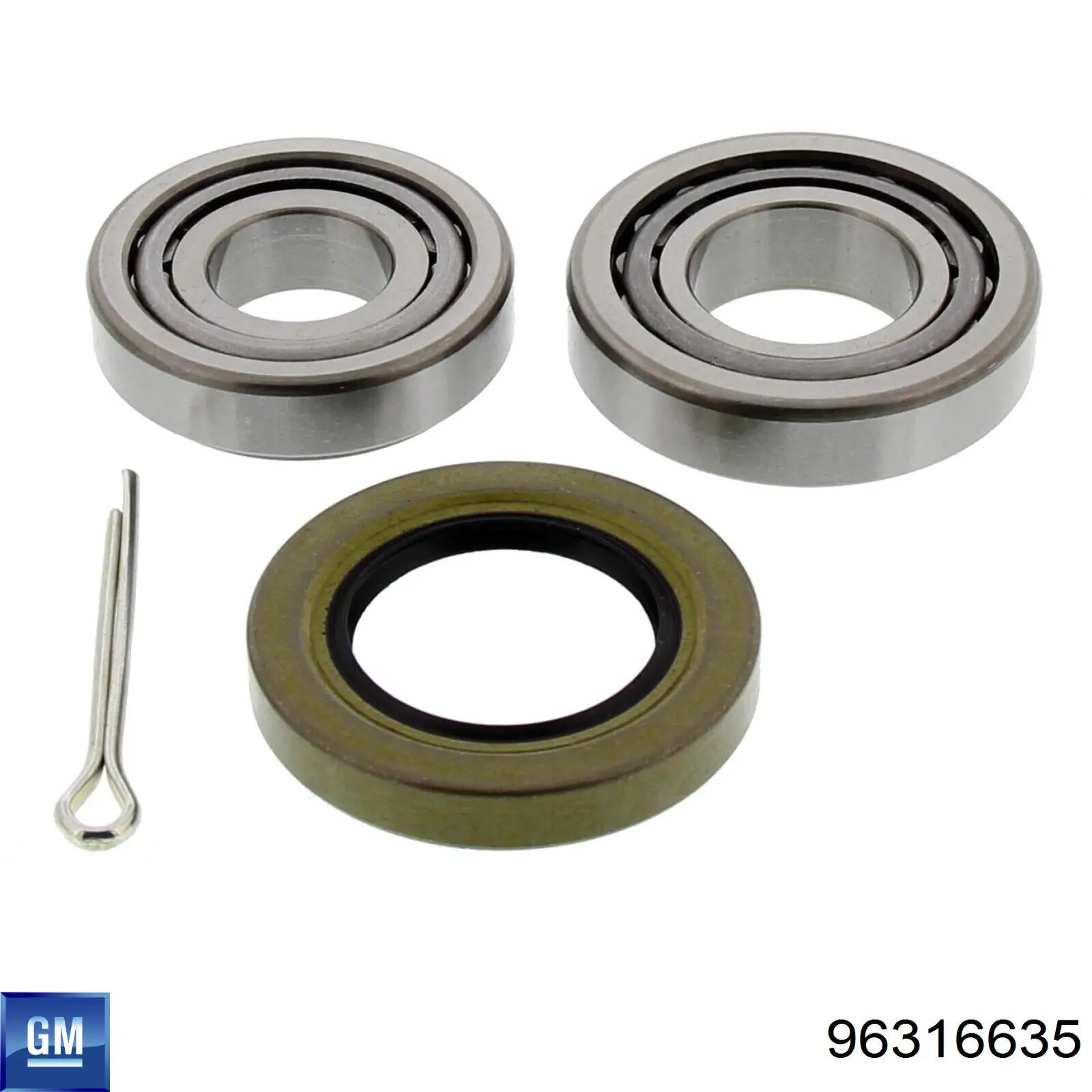 Купити P96316635 Parts-Mall Підшипник маточини задньої, внутрішній