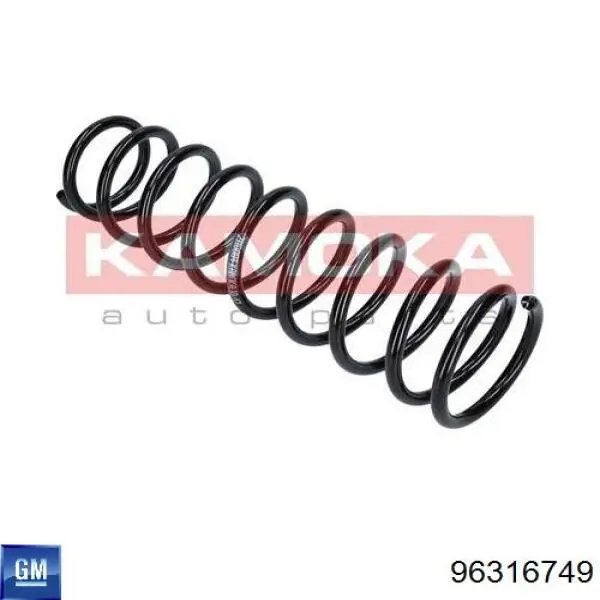 96316749 General Motors Пружина амортизатора передняя