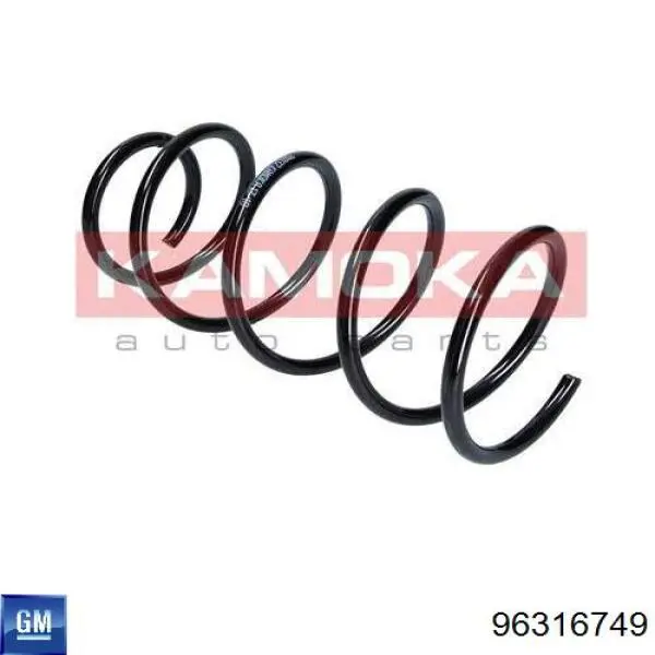 Пружина передня General Motors 96316749 ціна, від 14.09 USD