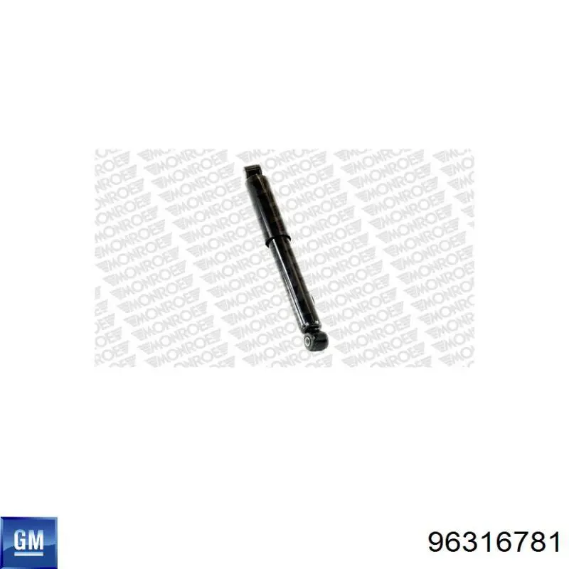 Купити 96316781 General Motors Стійка амортизатора задня