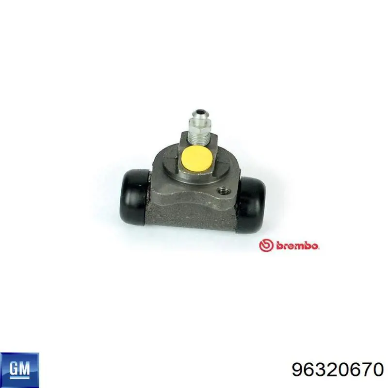 Купити 96320670 General Motors Циліндр гальмівний колісний/робітник, задній