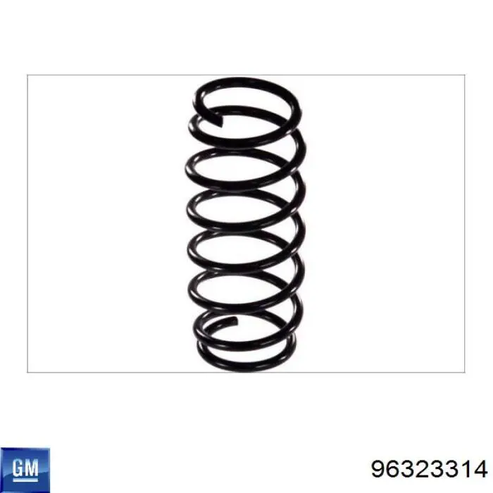 96323314 General Motors Пружина підвіски задня