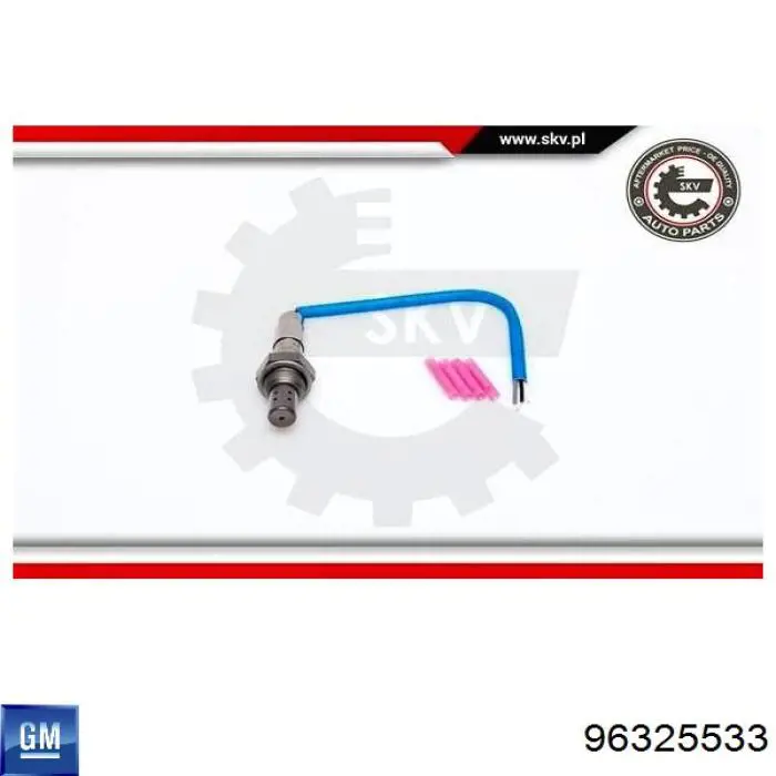 Лямбдазонд, датчик кисню до каталізатора General Motors 96325533 ціна, від 38.02 USD
