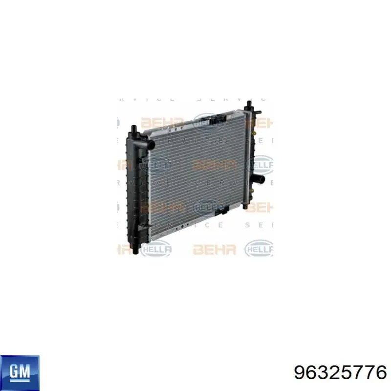 Радіатор основний General Motors 96325776 ціна, від 34.41 USD