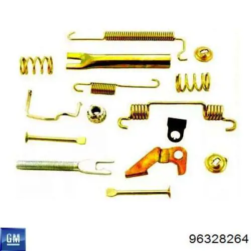 Купити 96328264 General Motors Ремкомплект задніх гальм