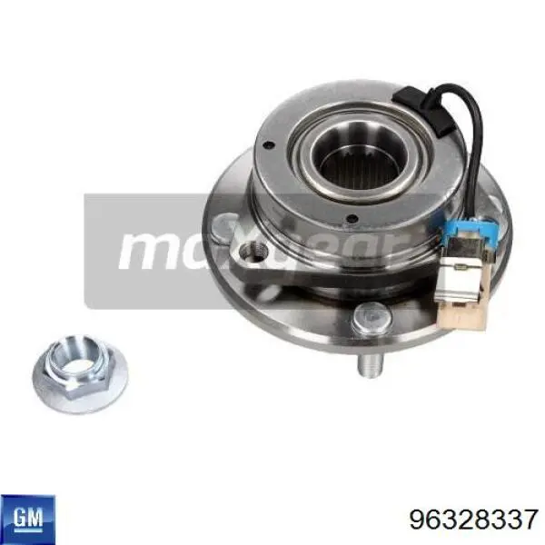 Маточина переднього колеса General Motors 96328337