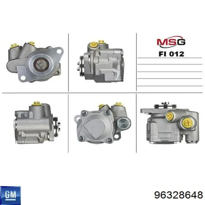 95949748 General Motors Насос гідропідсилювача