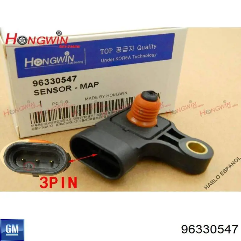 MAP сенсор General Motors 96330547 ціна, від 12.65 USD