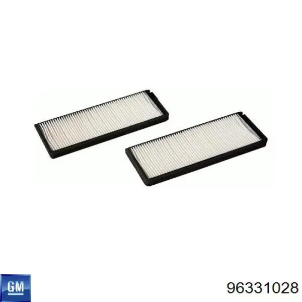 Фільтр повітряний обігрівача General Motors 96331028 ціна, від 5.91 USD