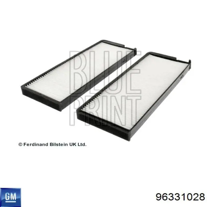 Купити 96331028 General Motors Фільтр салону вугільний