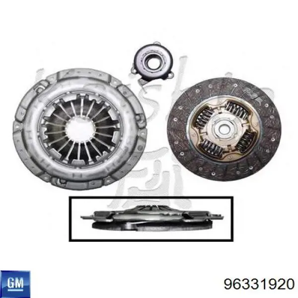 Зчеплення General Motors 96331920 ціна, від 46.97 USD