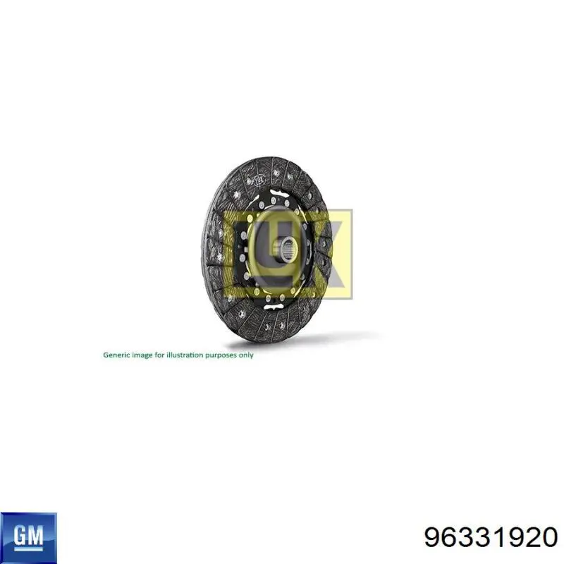 Купити 96331920 General Motors Диск зчеплення