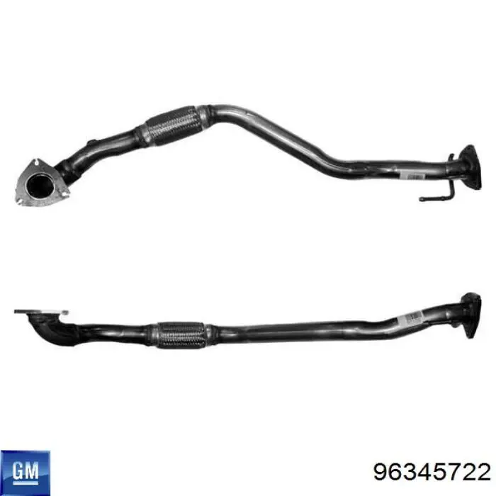 96345722 General Motors Глушник передній
