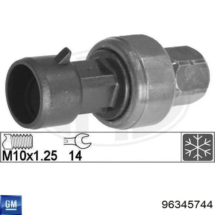 Датчик абсолютного тиску кондиціонера General Motors 96345744 ціна, від 11.30 USD