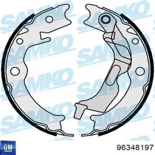 Купити 96348197 General Motors Гальмівні колодки гальма стоянки