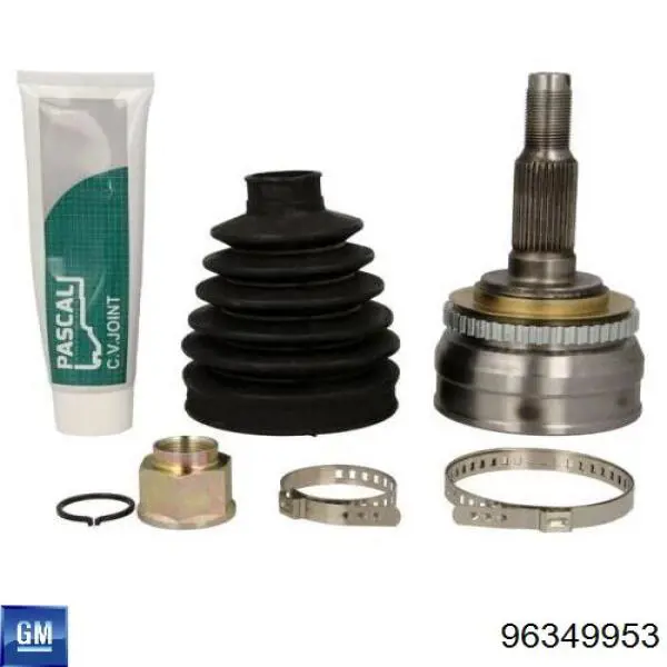 Граната колісна General Motors 96349953 ціна, від 34.23 USD
