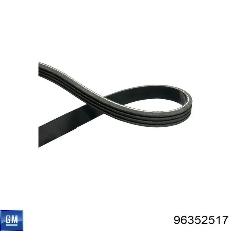 Ремінь генератора 96352517 General Motors