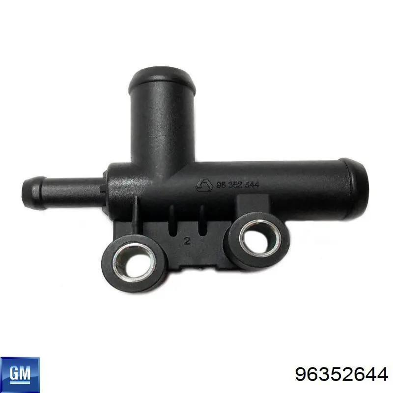 Фланець системи охолодження (трійник) R90101 Korea (oem)