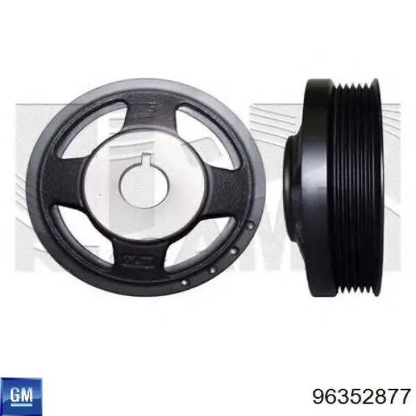 Купити 96352877 General Motors Шків колінчастого вала