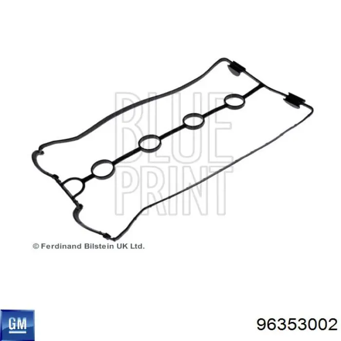Прокладка клапанної кришки двигуна General Motors 96353002 ціна, від 12.98 USD