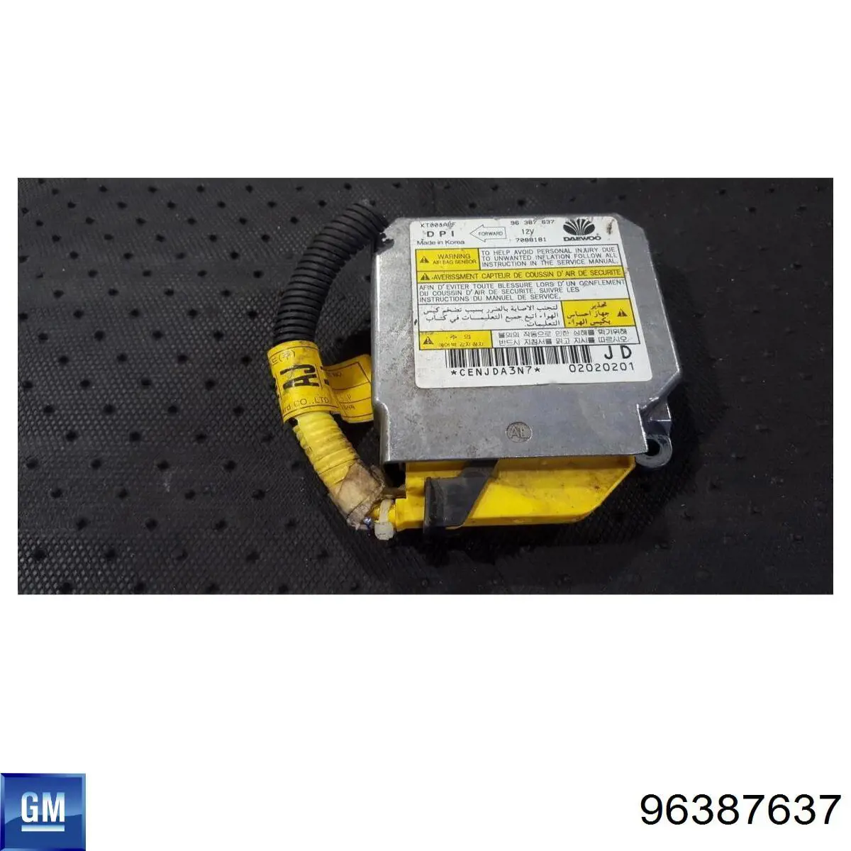 Модуль-процесор керування подушки безпеки General Motors 96387637 ціна, від 27.47 USD