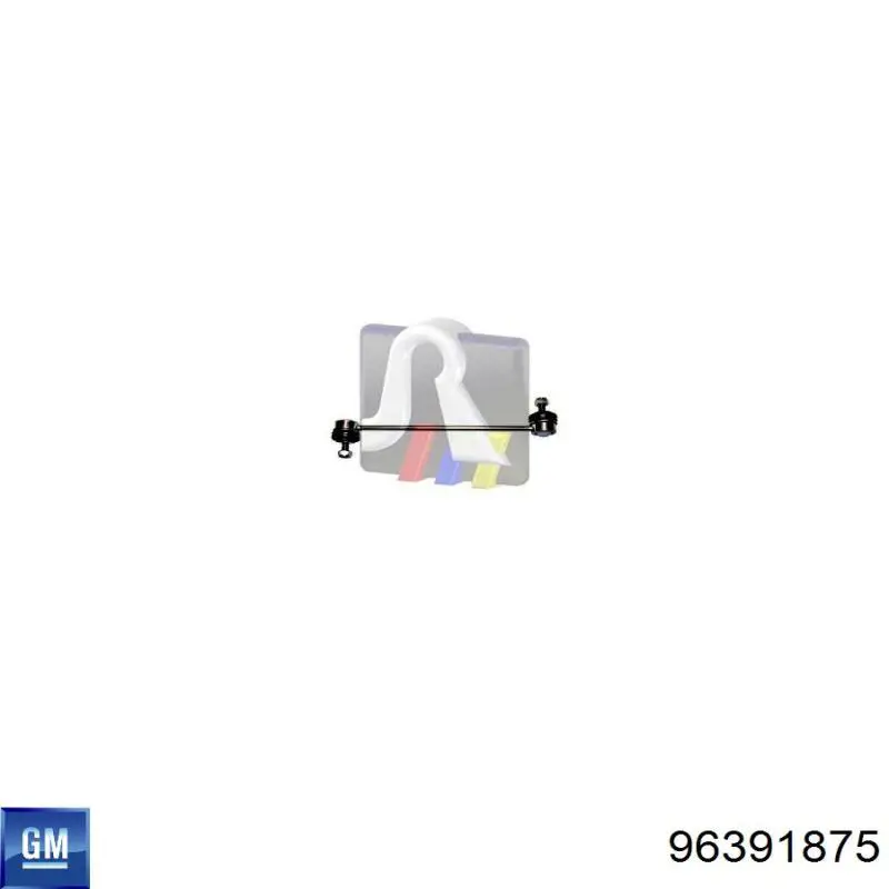Стійка переднього стабілізатора General Motors 96391875