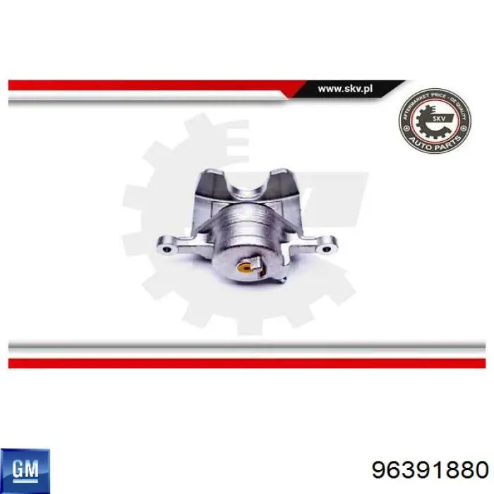 Купити 96391880 General Motors Супорт гальмівний передній лівий