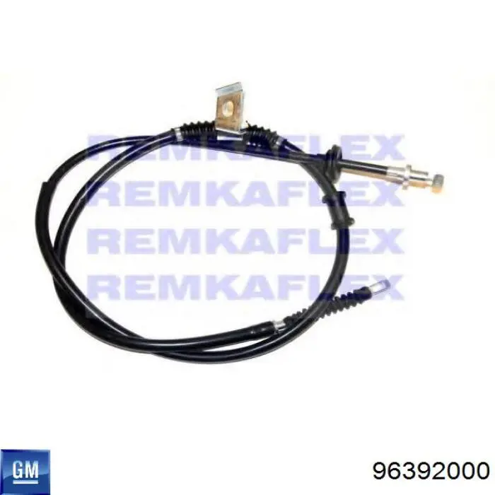 Трос ручного гальма задній, правий/лівий General Motors 96392000 ціна, від 19.85 USD
