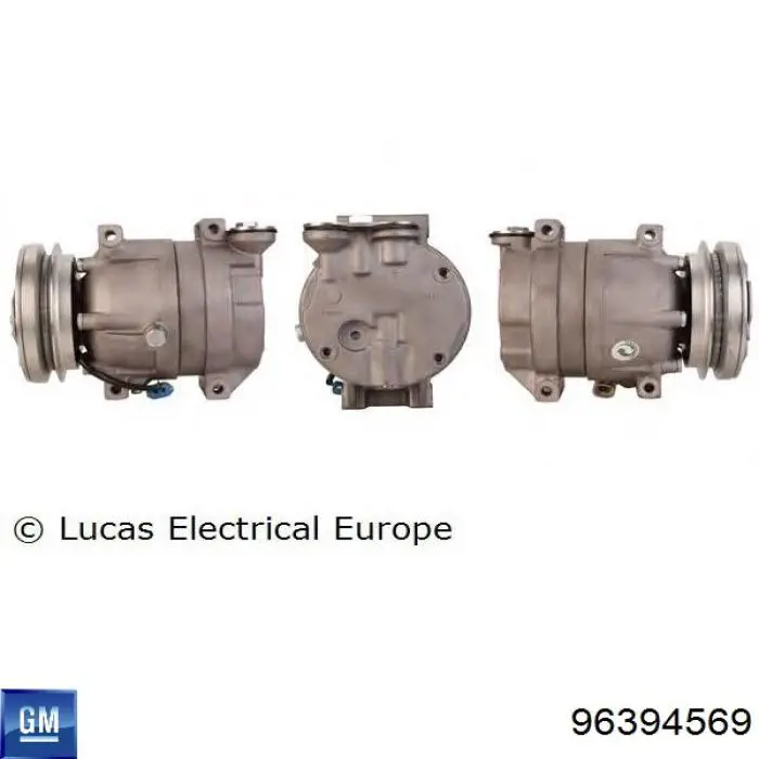 Купити 96394569 General Motors Компресор кліматичної установки
