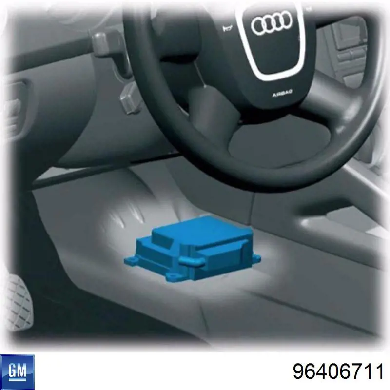 96406713 General Motors модуль-процесор керування подушки безпеки