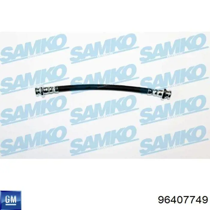 Купити 96407749 General Motors Шланг гальмівний задній