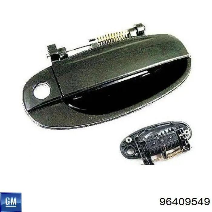 Ручка передньої двері зовнішня права General Motors 96409549 ціна, від 6.92 USD