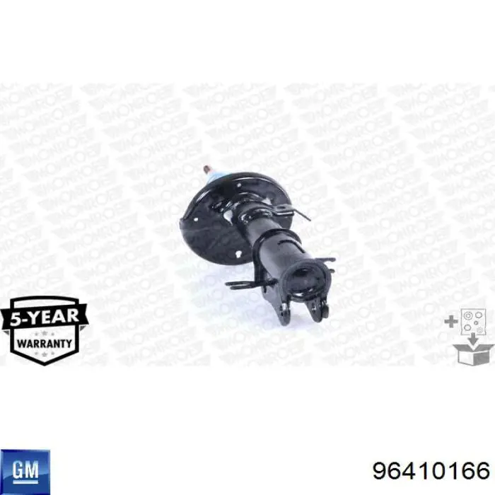 Амортизатор передній, правий 96449544 General Motors