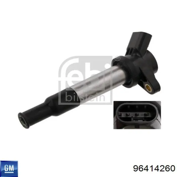 Котушка запалювання General Motors 96414260 ціна, від 22.78 USD