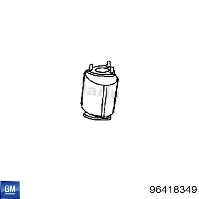 Купити 96418351 General Motors Перетворювач відпрацьованих газів