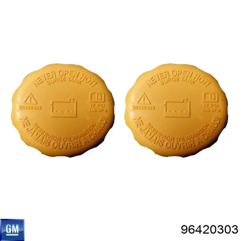Купити 96420303 General Motors Кришка розширювального бачка