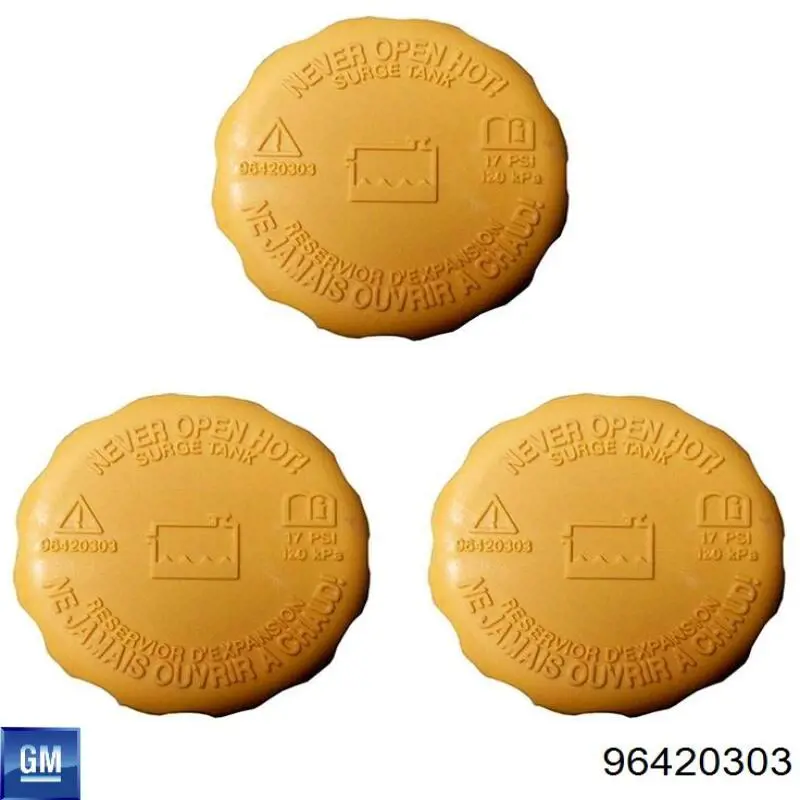 Кришка розширювального бачка 96420303 General Motors