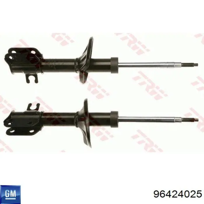 Амортизатор передньої підвіски, лівий General Motors 96424025 ціна, від 41.86 USD