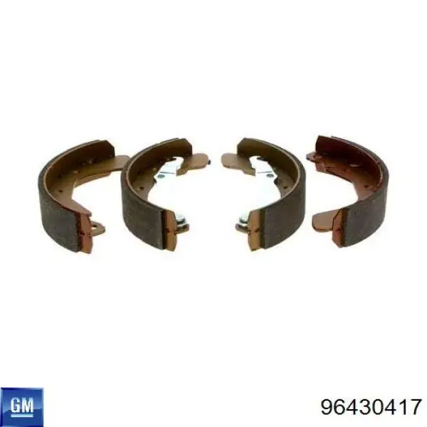 Купити 96430417 General Motors Колодки гальмові задні, барабанні