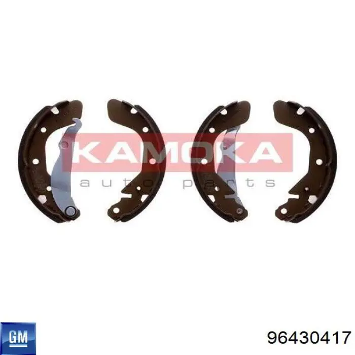 Колодки гальмові задні, барабанні General Motors 96430417 ціна, від 12.14 USD