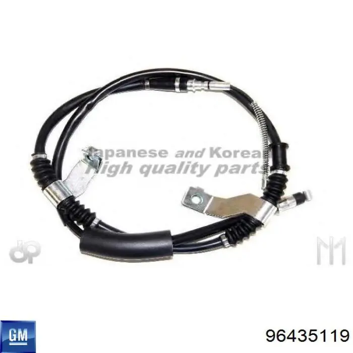 Трос ручного гальма задній, правий General Motors 96435119 ціна, від 28.86 USD