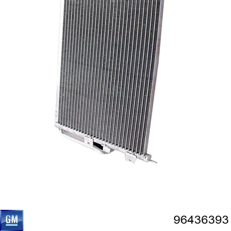 Радіатор кондиціонера 96436393 General Motors