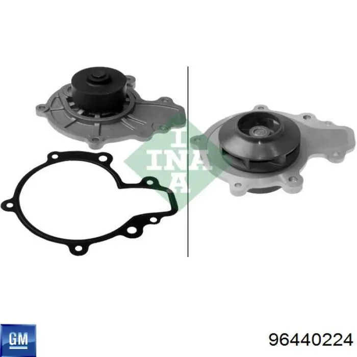 Помпа охолодження General Motors 96440224 ціна, від 43.25 USD