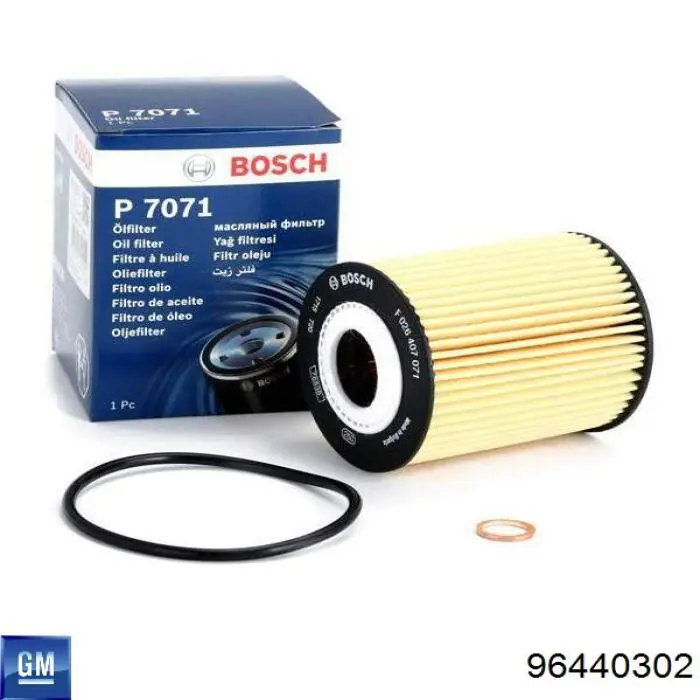 Масляний фільтр двигуна General Motors 96440302 ціна, від 6.33 USD