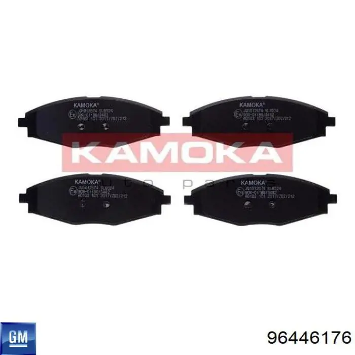 Гальмівні колодки General Motors 96446176 ціна, від 10.98 USD