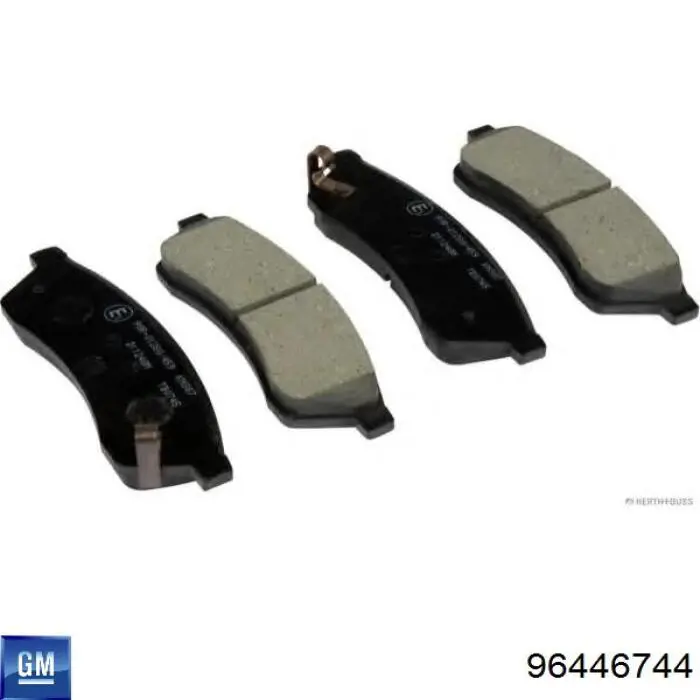 Купити 96446744 General Motors Задні колодки