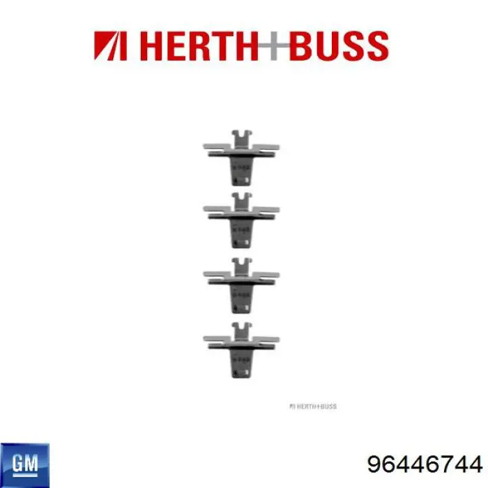 Задні гальмівні колодки General Motors 96446744 ціна, від 18.70 USD