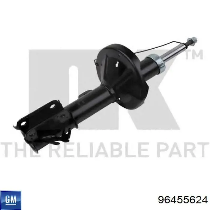 Амортизатор передній, правий General Motors 96455624 ціна, від 34.74 USD