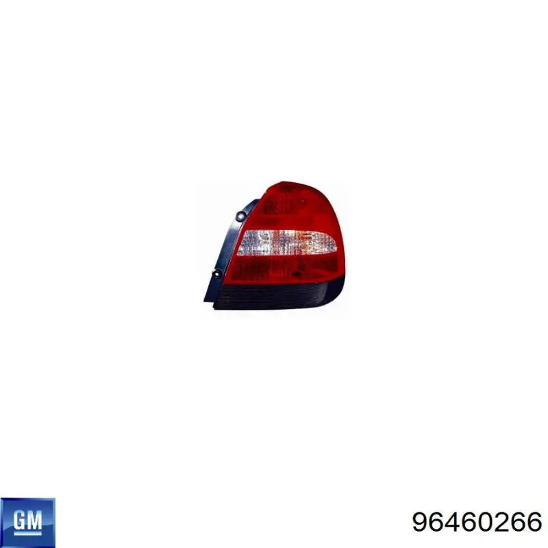 Задні ліхтарі Daewoo Nubira II седан (J15) (2001 - 2003) ціна, від  USD